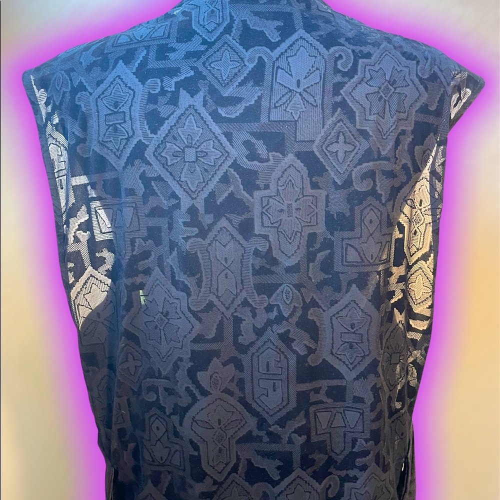 Gorgeous Gaspar Saldanha Black Vest